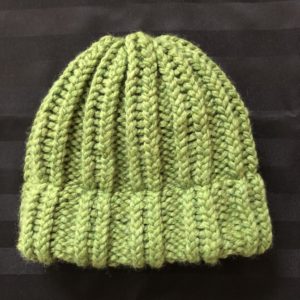 image of a Lime Green knit hat